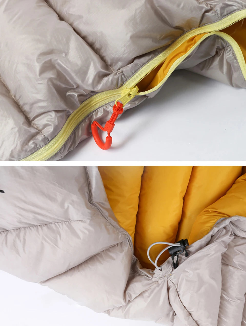 AEGISMAX LETO & NANO 700FP Ultra Dry Goose Down Sleeping Bag Ultralight Down Sleeping Bag for Camping and Hiking