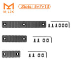Jagd Taktische Picatinny Schiene 3-13 Slots 20mm Aluminium Schienenadapter Halterung für Keymod / M-LOK System Handschutz Zielfernrohr Montagebasis