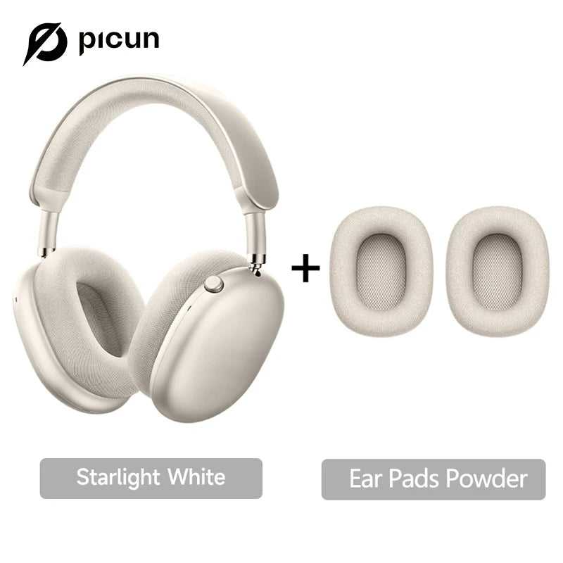Picun F8MAX ANC Kabellose Kopfhörer 59dB Hybrid Active Noise Cancelling Spatial Audio Earphone Bluetooth 6.0 Over-Ear Headset 180H