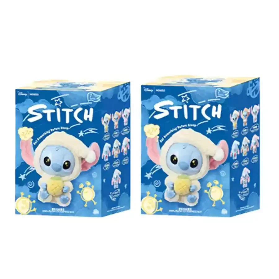 Neue Stitch Iss Etwas vor dem Schlafengehen Serie Vinyl Blind Box Tasche Plüsch Anhänger Niedliche Puppe Mystery Box Spielzeug Erwachsenengeschenk