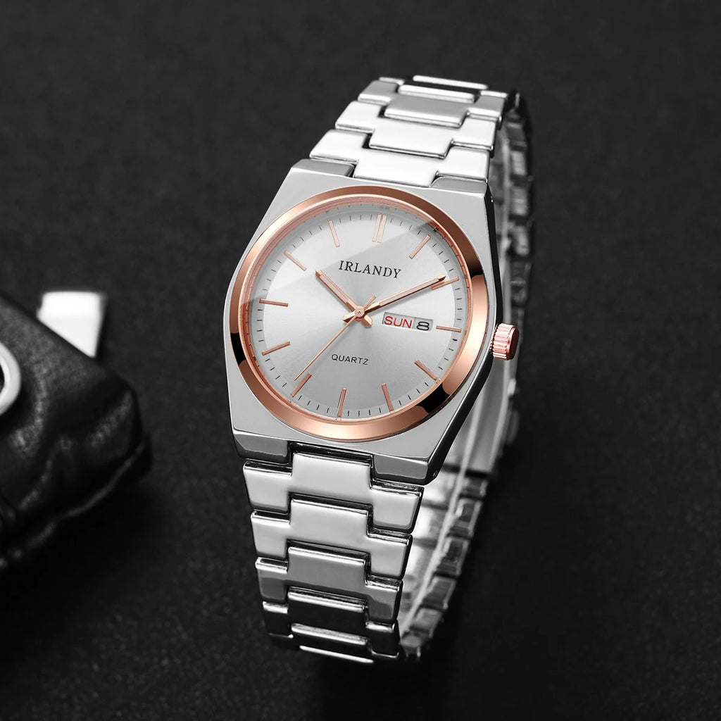 Luxus-Herren-Business-Uhren Kalender Quarz-Armbanduhren Für Herren Uhr Reloj Hombre (Ohne Box)