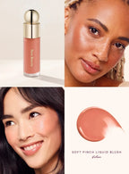 Rare Beauty Soft Pinch Liquid Blush Seidig und geschmeidig aufzutragen, langanhaltend, voluminös, perfekt getönte Röte, nahtlos, matt, taufrisches Make-up