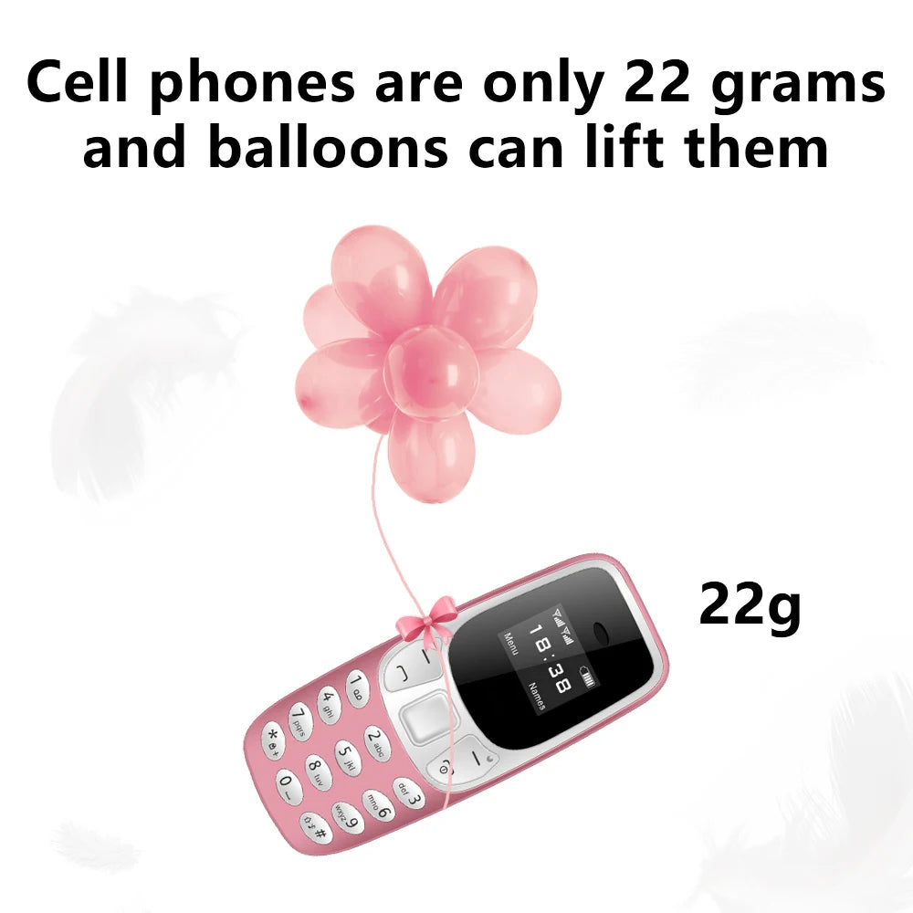 SERVO BM10 Mini-Handy 2 SIM-Karten Bluetooth-Kopfhörer Stimmwandler Dialer Geringe Strahlung Tonaufnahme Kleines Mobiltelefon