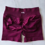 AYBL Fashion Shorts Low Waist Seamless Yoga Shorts Scrunch Bum Gym Shorts Damen Workout Biker Stretch Fitness Shorts