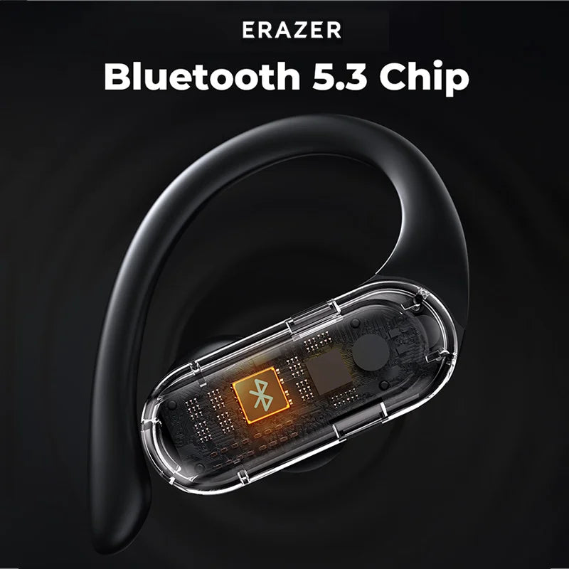 ERAZER XT60PRO Sport-Wireless-Kopfhörer Bluetooth-Ohrhörer In-Ear-Kopfhörer mit Geräuschunterdrückung und Mikrofon Ohrbügel