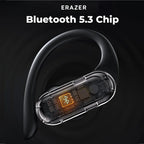 ERAZER XT60PRO Sport-Wireless-Kopfhörer Bluetooth-Ohrhörer In-Ear-Kopfhörer mit Geräuschunterdrückung und Mikrofon Ohrbügel