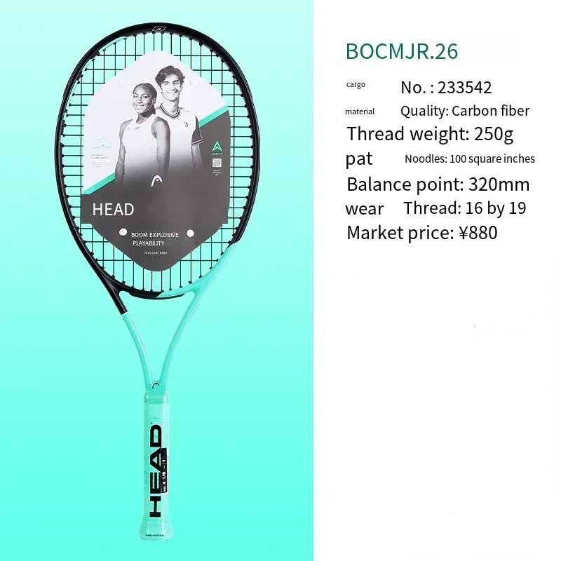 HEAD 2026 Neuer Carbon Tennisschläger für Herren Damen Tenis Raquete Blau