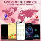 APP-gesteuerter Stoß-Vagina-Vibrator für Frauen, tragbares Höschen, G-Punkt-Klitoris-Vibrator, weibliches Masturbations-Sexspielzeug für Frauen