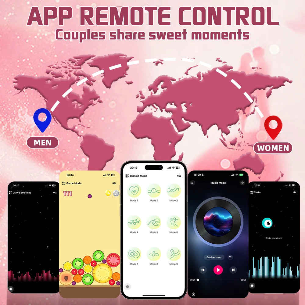 APP-gesteuerter Stoß-Vagina-Vibrator für Frauen, tragbares Höschen, G-Punkt-Klitoris-Vibrator, weibliches Masturbations-Sexspielzeug für Frauen