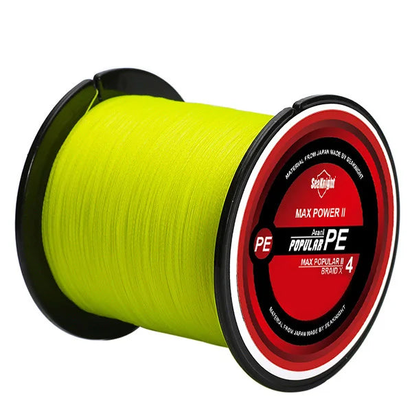 SeaKnight Brand 4-fach geflochtene Angelschnur 8-100LB Multifilament PE-Schnur 300M 500M 1000M Süßwasser Salzwasser Angeln Pesca