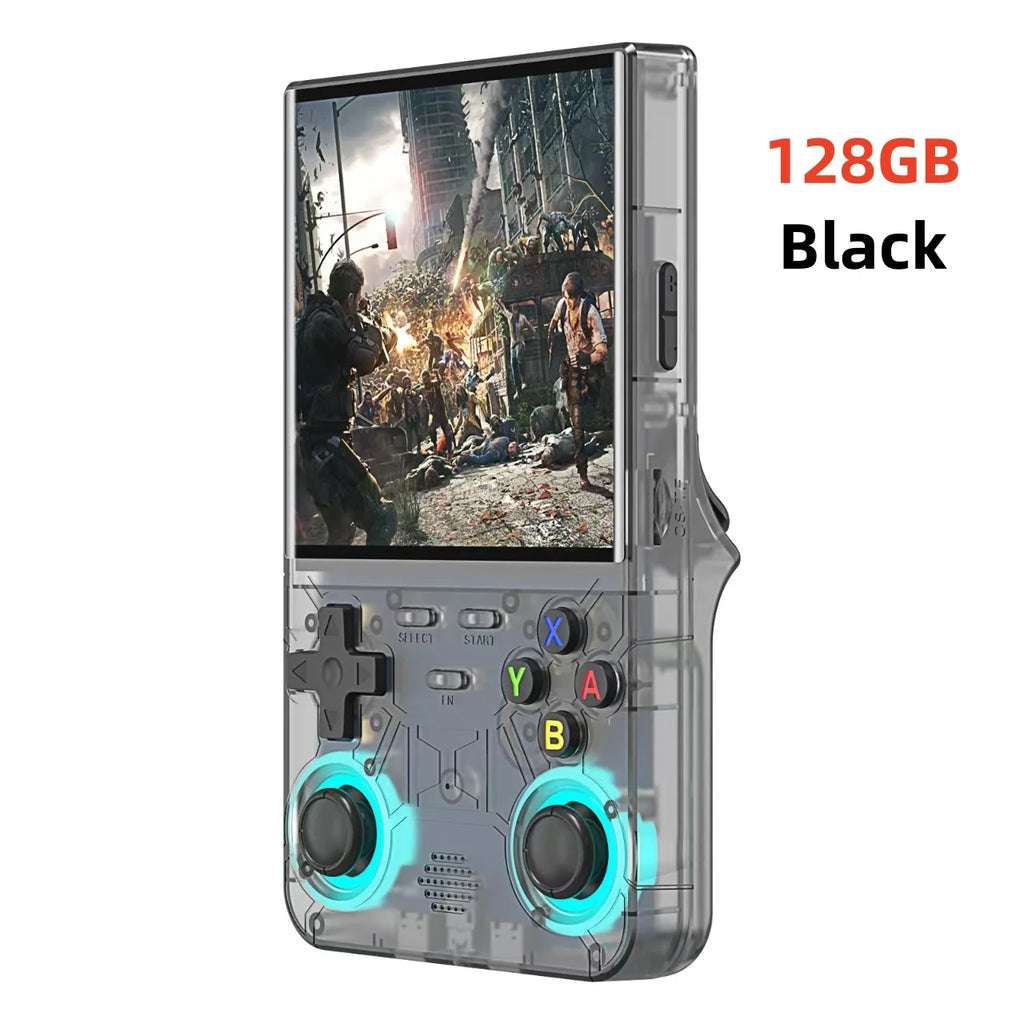 R36 Ultra Handheld WIFI Game Player 4 Zoll IPS-Bildschirm Open Source Retro Video Player 64G/128G Speicher bis zu 20000+ Spiele