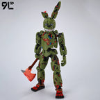 9L3D Gedruckte FNAF Freddy Fazbear's Pizza Springtrap Spielzeug Actionfiguren Anime Modell Lucky13 Dummy13 Titan13 Ornamente Geschenke