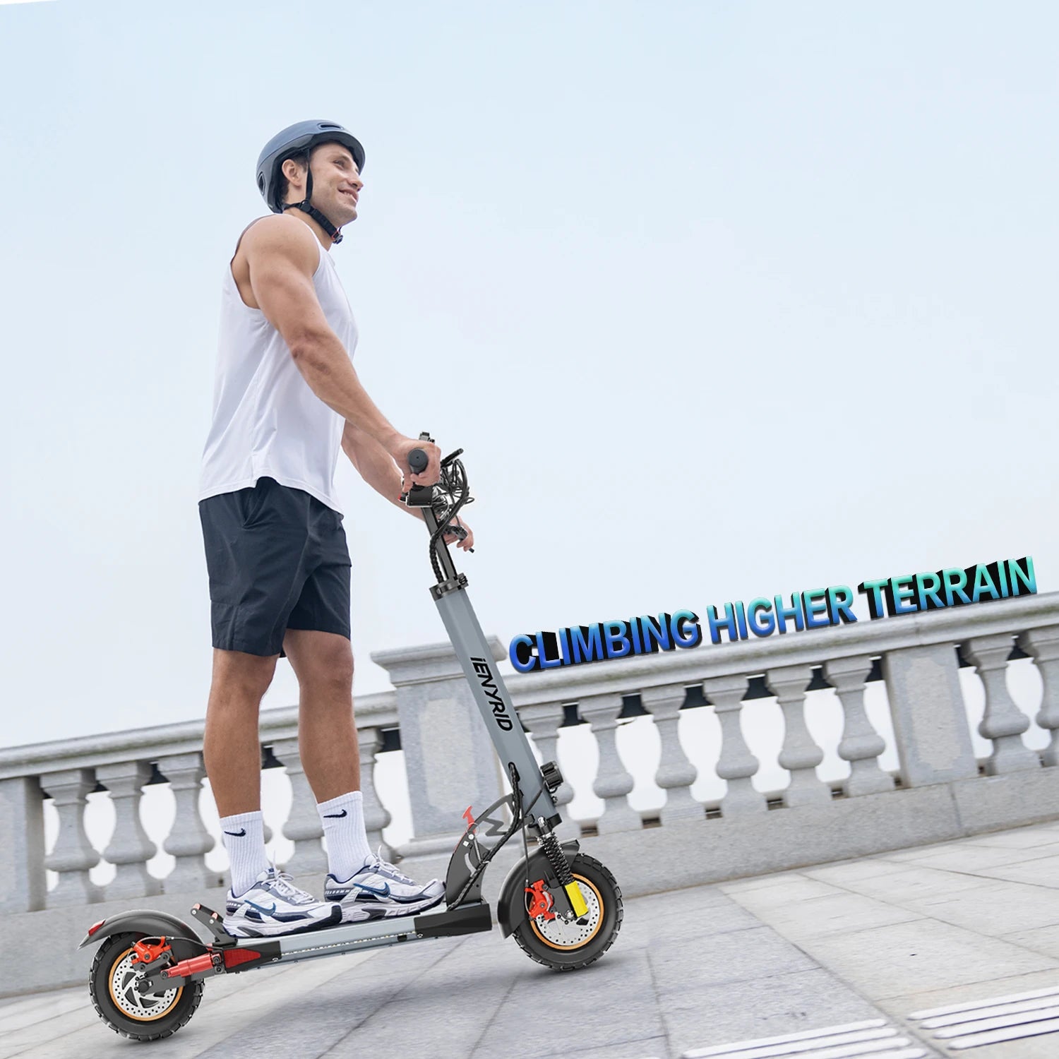 Polnisches Lager. Schnelle Lieferung E-Scooter iENYRID A1 Elektroroller für Erwachsene, leicht für tägliche Pendelfahrten, Dual Sho