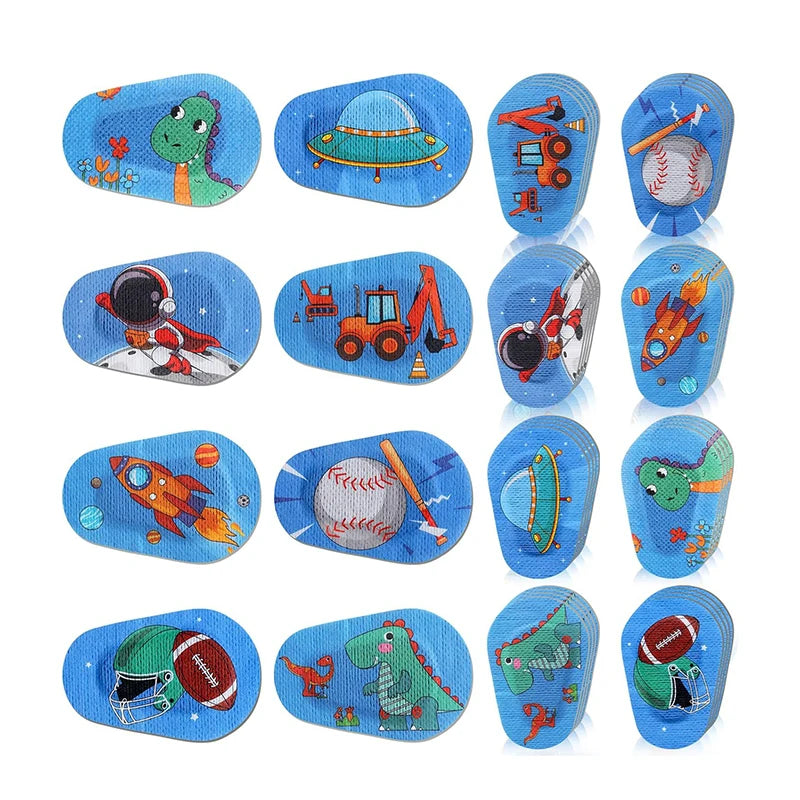 5 Stück Augenschutz für Kinder Mädchen Jungen Sehhilfe Heiß Neu Amblyopie Augenklappe Selbstklebende Augenpflaster Medizinische Sterile Augenpads