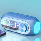 Radiowecker FM Bluetooth Lautsprecher Tragbarer Subwoofer Caixa De Som Sound Box Musik Drahtlose Mini Tieftöner Bocina Lampensäule