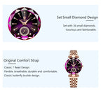 POEDAGAR Luxusuhr für Damen, wasserdicht, lässige Quarzuhr für Damen, hochwertige elegante Damenuhren, Damenuhr Reloj+Box