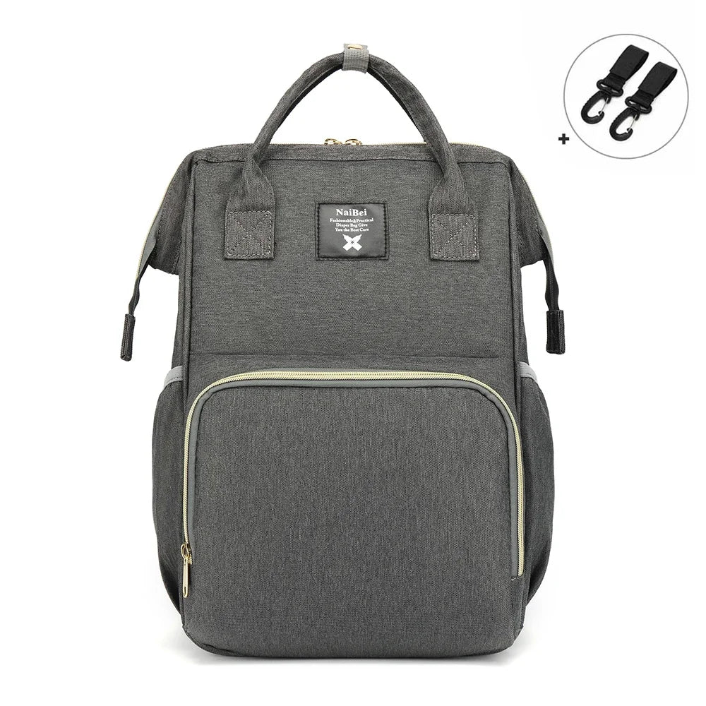 Wickeltasche Baby Wickeltasche Wasserdichter Rucksack Mode Mama Mutterschaft Markenrucksack für Mütter