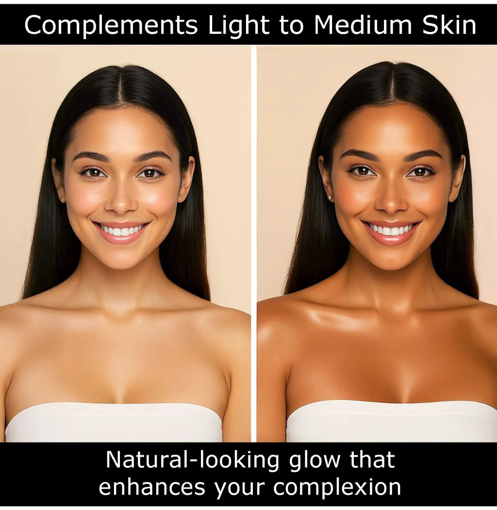 WK JALY Medium Selbstbräunertropfen, Natürlicher Glanz, Sonnenbräunungstropfen, Bräunung ohne Sonne für Gesicht, Körper, zur individuellen Bräune der Hautpflege hinzufügen