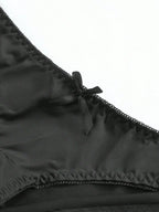 Hochwertiges sexy Dessous-Set für Damen aus Spitze mit Schnürung und Bügel-Push-up, 2-teiliges Set für den täglichen Gebrauch, Unterwäsche-Set A2127