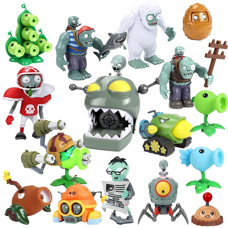 PLANTS VS ZOMBIES Verrückter Dave Spiel Actionfigur Straßensperre Eimer Totengräber Zombie Modell Puppe Kinderspielzeug Kindergeschenke
