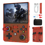 2026 Aktualisierte R36MAX2 Retro-Handheld-Spielkonsole 4,5 Zoll HD-Bildschirm 1024*768 Open Source Tragbarer Taschen-Videospiel-Player