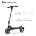 V5Pro Offroad E-Scooter 10 Zoll ABE zertifiziert 500W 48V12.5Ah Geländereifen Dual Federung E-Bremse Voltix APP Deutschland