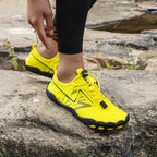 Oiaano Barfußschuhe Herren Schwarz Damen Wassernetz Minimalistische Sneaker Sport Aqua Strand Weiche Sohle Leicht Atmungsaktiv Outdoor Wandern