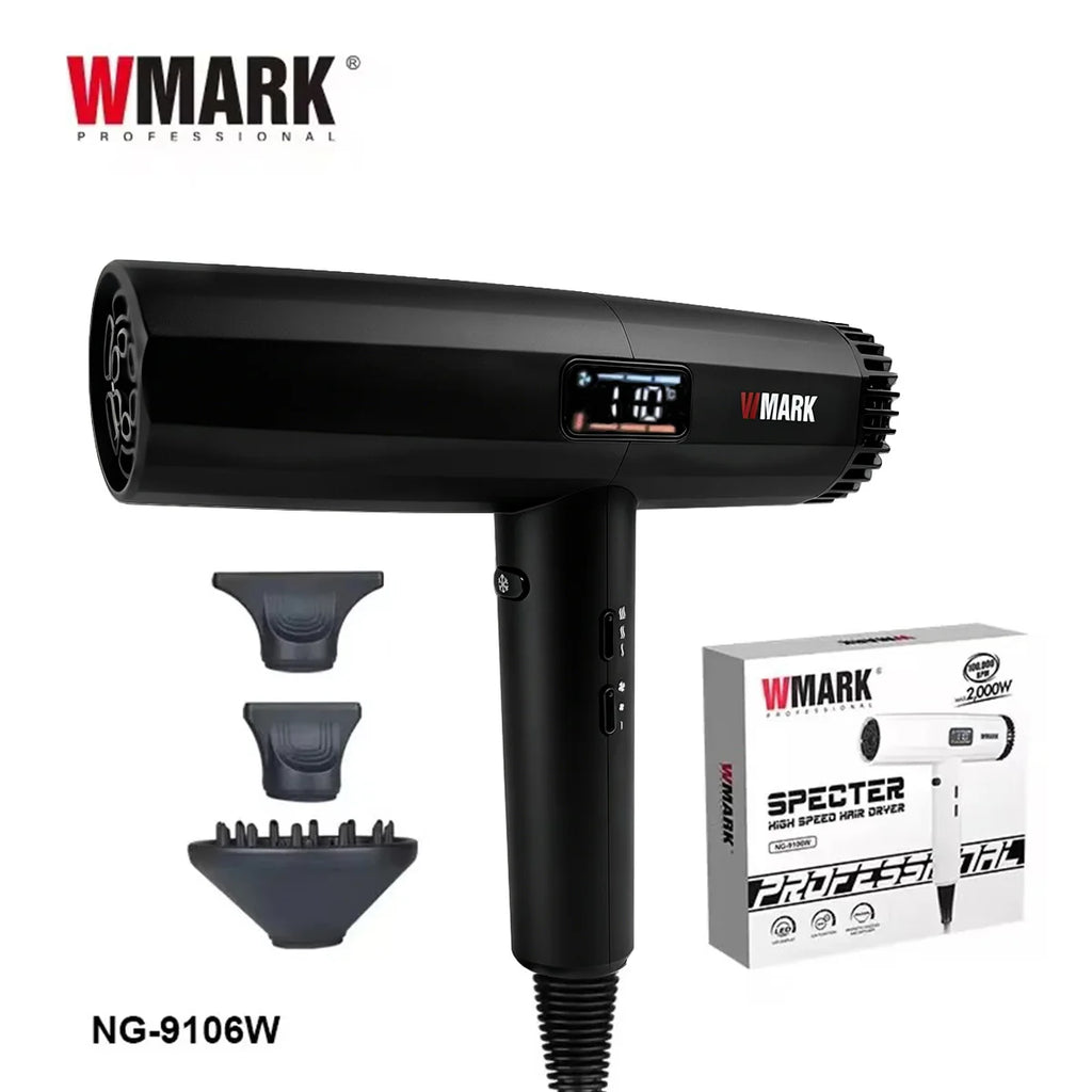 WMARK Hair Dryer Professional Blow Dryer Wire Haired Dryer Machine Hot and Cold Adjustment Hair Dryers Home Appliance NG-9106W