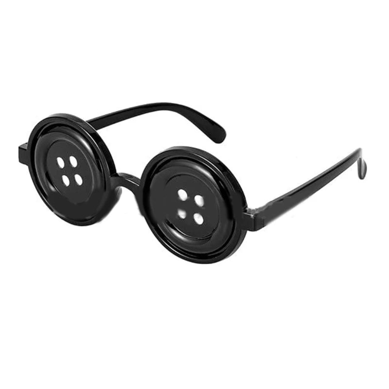 Coraline Knopfaugen-Brille Halloween Cosplay Brillen Requisiten Neuheit Lustige Brille für Andere-Mutter-Kostümzubehör
