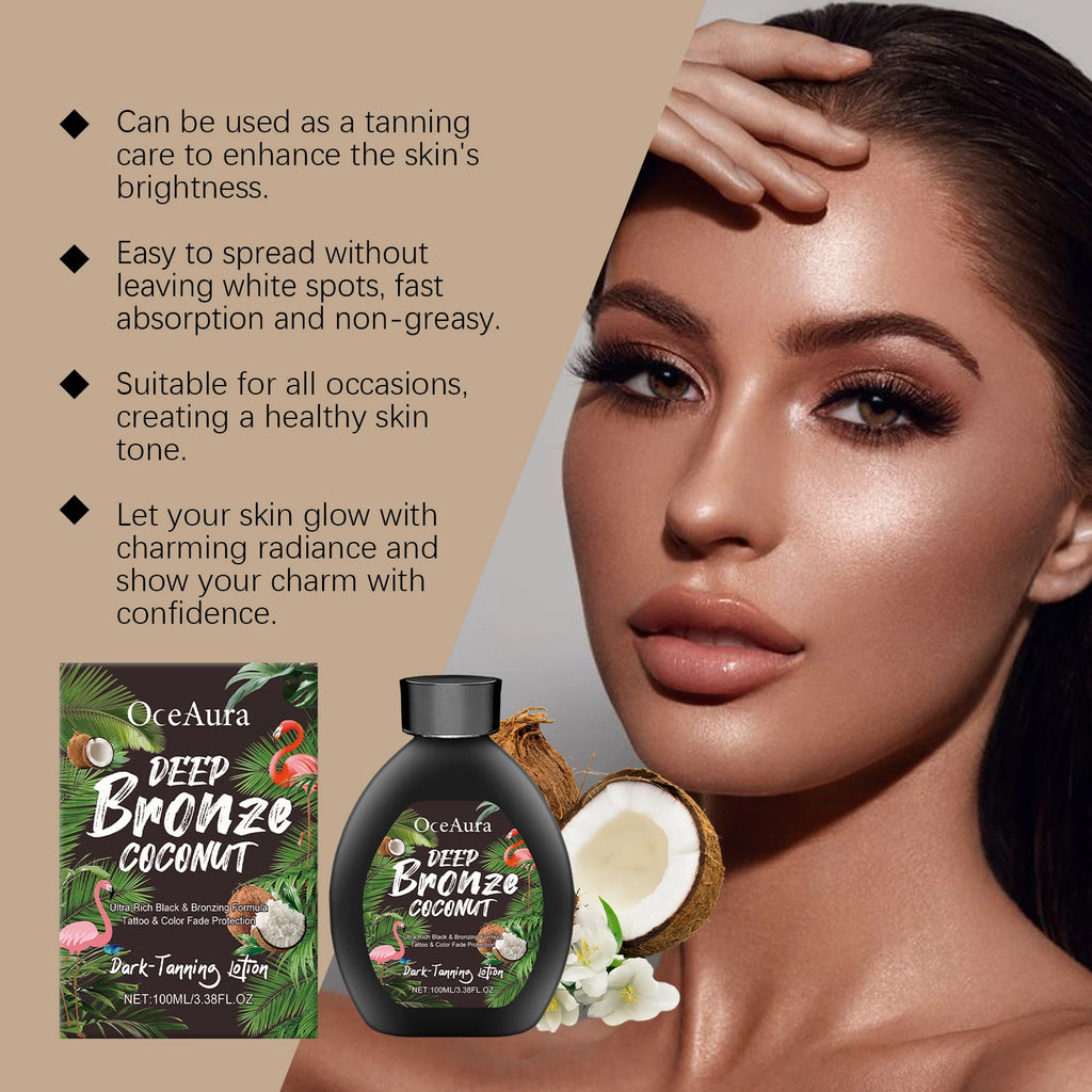 100ML Selbstbräunungslotion Tief Feuchtigkeitsspendend Nicht Fettend Für Gesunden Teint Bronzer Weizenhaut Ohne Sonne Bräunungscreme für den Sommer