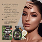 100ML Selbstbräunungslotion Tief Feuchtigkeitsspendend Nicht Fettend Für Gesunden Teint Bronzer Weizenhaut Ohne Sonne Bräunungscreme für den Sommer