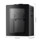 Desktop-Elektrowasserspender, separates Heiß- und Kaltwasser für Kaffee, Büro, 550 W, 85–95 ℃