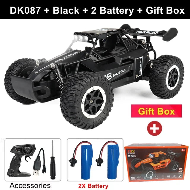 Oike RC-Car 1:16 Modell mit LED-Lichtern Funkferngesteuertes Offroad-Kletterfahrzeug Outdoor-Autos Drift-Rennspielzeug Jungen Geschenke