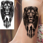 1 Blatt Kobra Schlange Drache Skorpion Temporäre Tattoos für Männer Frauen Wasserdicht Langlebig Löwe Tiger Wolf Fake Tattoo Aufkleber