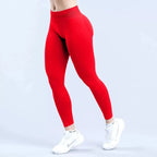 Nahtlose Sportleggings für Damen, Scrunch-Butt-Gym-Leggings, einfarbig, für Workouts, Yoga-Hose, niedriger Bund, Sport-Tights 2026