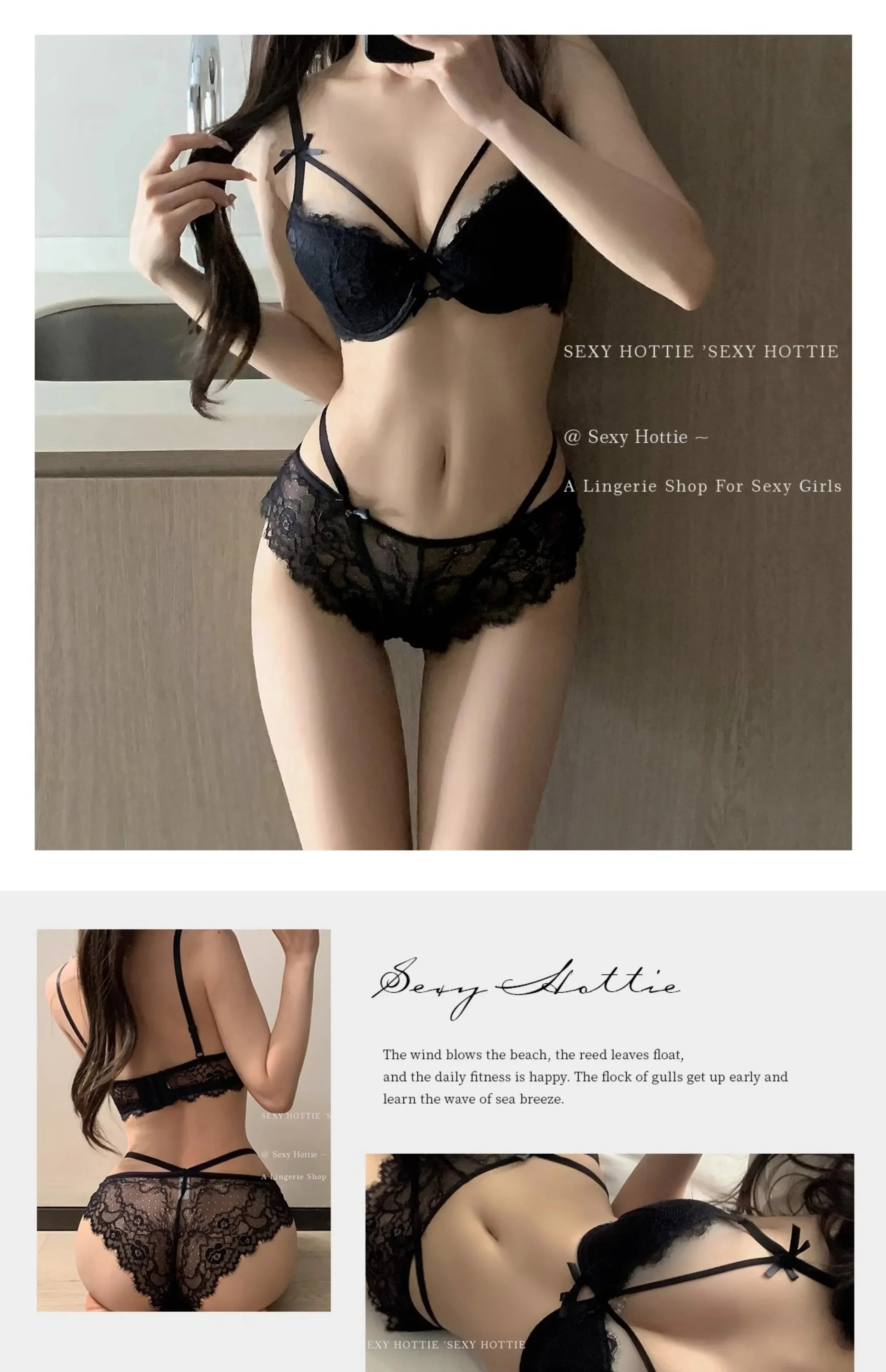 YUQI Verführerisches japanisches Lolita-Dessous-Set Süßer Tee Mousse BH & Höschen Spitze Strumpfhalter Kostenloser Versand Braut Valentinstag