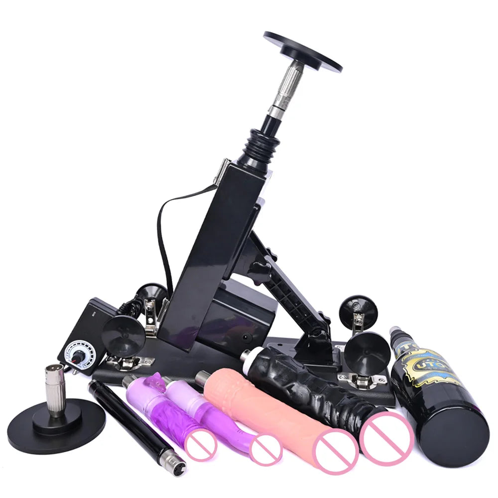 ROUGH BEAST Sexmaschine für Frauen und Männer mit Dildoaufsatz, automatische Masturbationsmaschine, 3XLR-Anschluss, Sexspielzeugprodukte