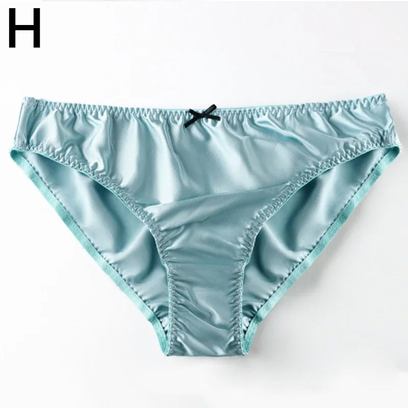 Damen 100% Maulbeerseide seidiger Slip Mode Spitze Brief Große Größe Bequeme Atmungsaktive Einfarbige Dessous Nahtlose Unterwäsche