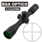 BSA Optics TMD 4-14X44 FFP Jagdzielfernrohr, Absehen in erster Bildebene, taktisches Glasgravur-Absehen, optische Visiere
