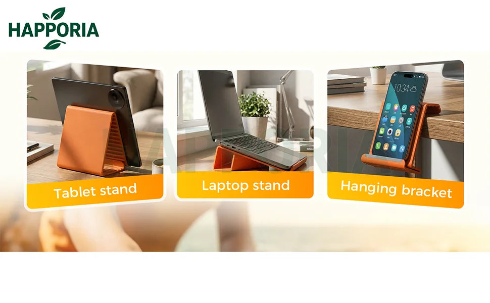 HAPPORIA Tragbarer faltbarer Silikon-Handyhalter Flexibler, biegsamer, mehrfach verstellbarer Ständer für Universal-Handy-Tablet