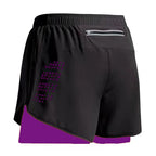 Neue Herren Laufshorts Gym Sportshorts 2 in 1 Schnelltrocknende Workout Trainings Gym Fitness Jogging Short Pants Sommer Herren Shorts