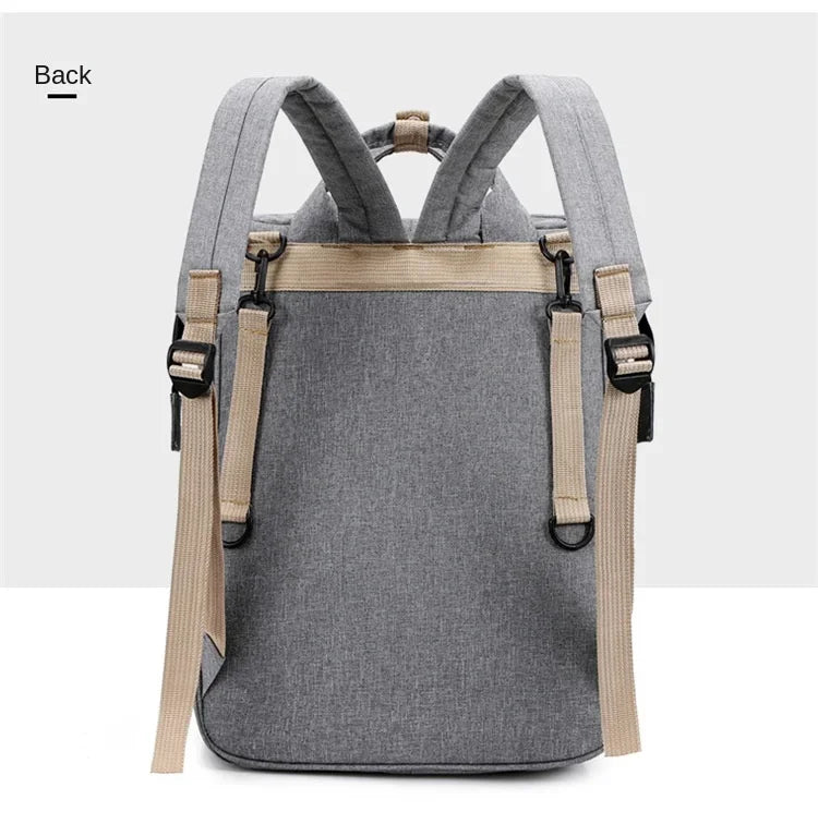 Mommy Diaper Bags Baby Bed Mother Large Capacity Nappy Milk Bottle Backpacks with Changing Mat Convenient Baby Nursing Bags