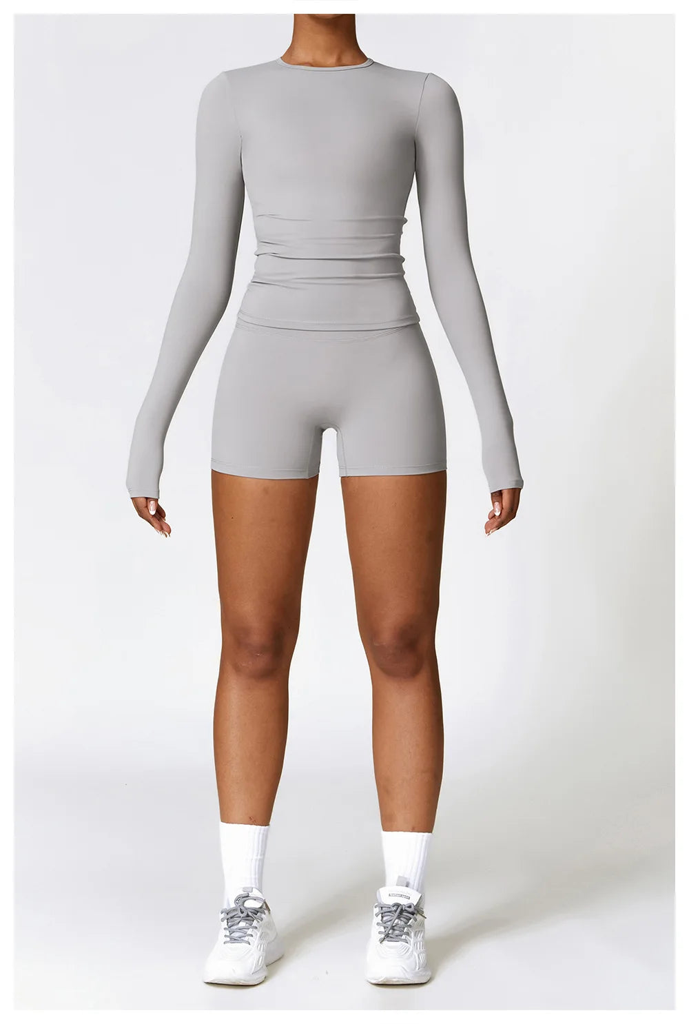 NCLAGEN Yoga-Shirts für Damen, Langarm, Winter, Fitness, Laufen, Gym-Kleidung, Workout, Dry Fit, atmungsaktiv, hochelastisches Sport-Oberteil