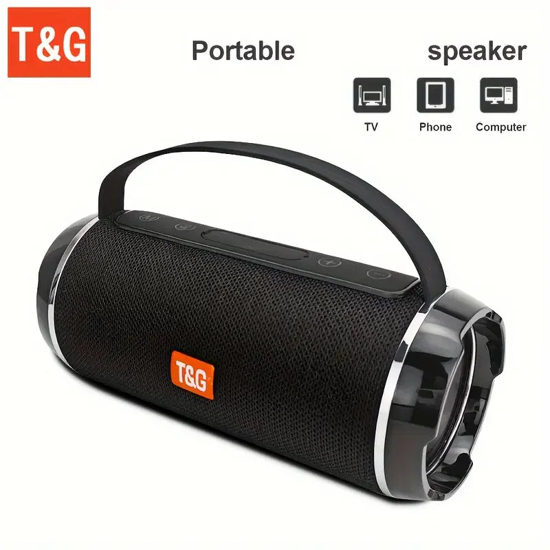 TG116C Outdoor Tragbarer aufrechter kabelloser Lautsprecher, niedlicher kleiner Würfel-Lautsprecher Musikplayer, unterstützt USB/TF/FM-Radio Mu