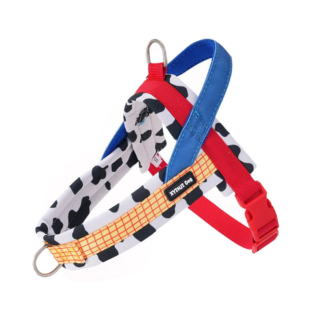 Small Dog Harness, Saddle Style No Pull Adjustable for  Puppy  Pet Chest for dog Breathable  Walking dog supplies s