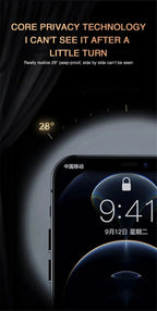 Blickschutzfolie für iPhone 17 Pro Max Anti-Spy Glas für iPhone 16 15 14 13 12 11 Pro Max Blickschutzfolie iPhone 17 Pro