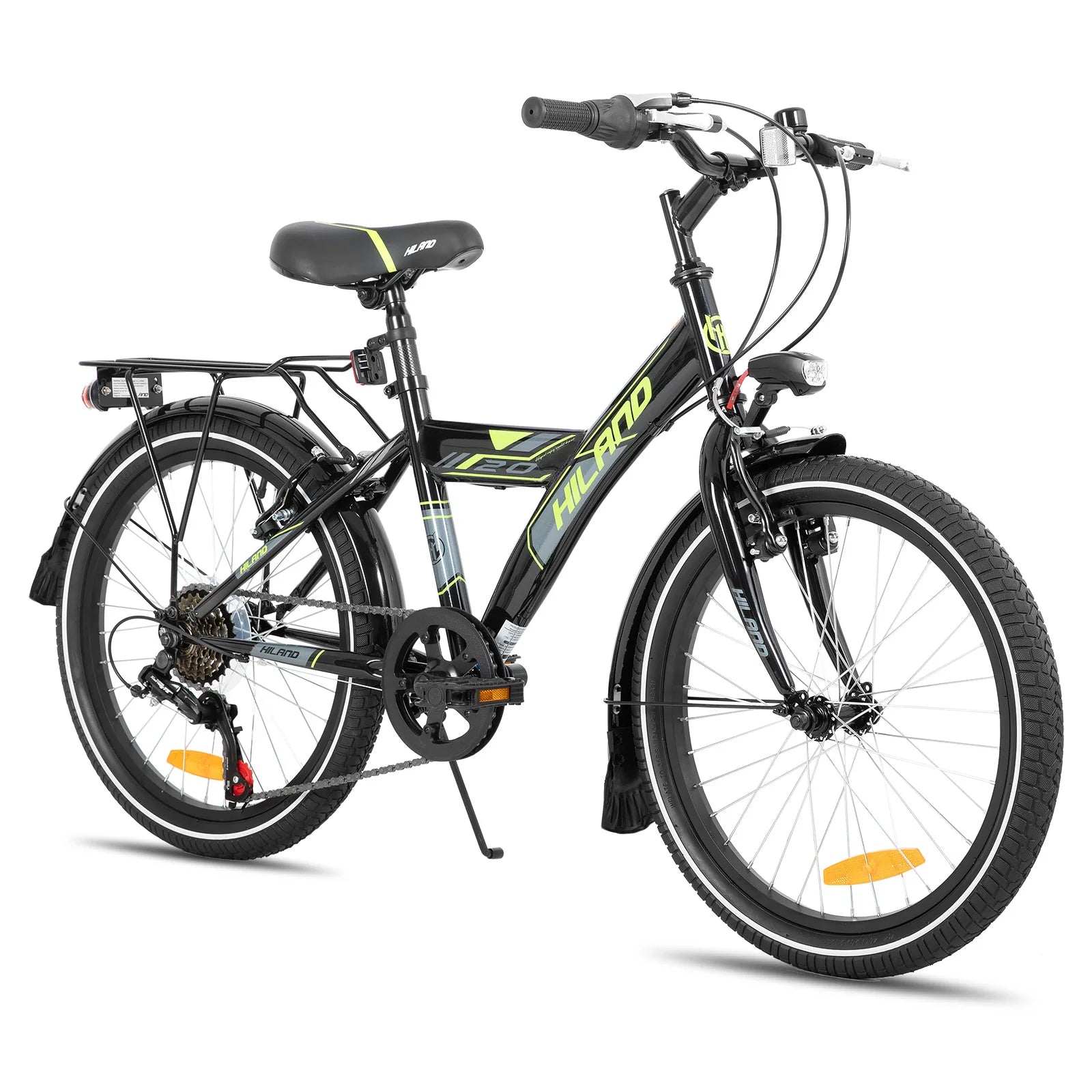 Hiland 20/24 Zoll Kinder Mountainbike für Jungen und Mädchen von 6-10 Jahren mit Shimano 6-Gang Schaltung Hauptbild