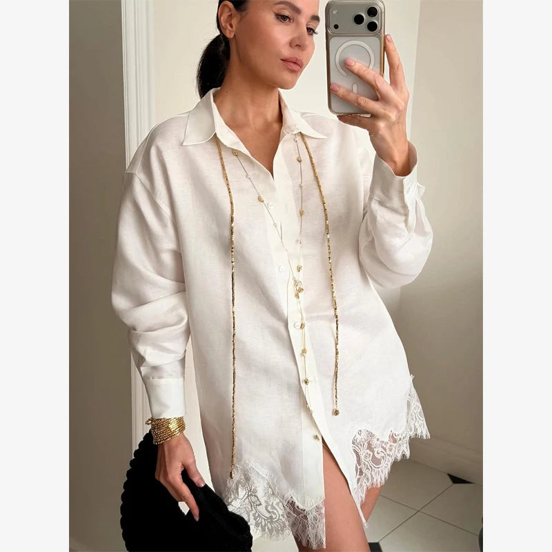 Damen Anzug mit Revers, langen Ärmeln, chic, einreihig, weites Bein, lange Hose, Sets 2026, lässiges, lockeres Outfit für den Alltag