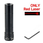 Outdoor Rotpunkt-Rot-/Grün-Laservisier Jagdzubehör Sport-Weitdistanz-Laserkalibrator für 11/20mm Schiene