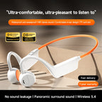OnePlus Knochenschall-Headset Sportkopfhörer IPX8 wasserdicht Bluetooth 5.4 kabellose Kopfhörer Freisprechfunktion mit Mikrofon für Sport